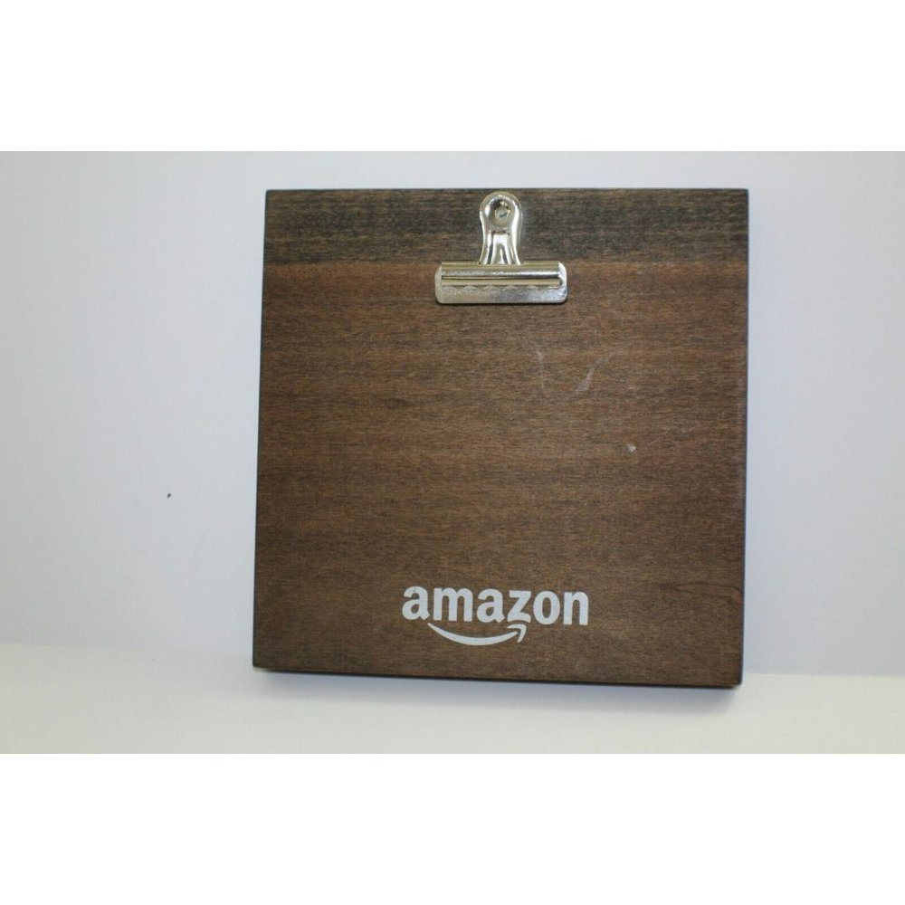 Amazon Logo Hanging Paper Holder Wood Block